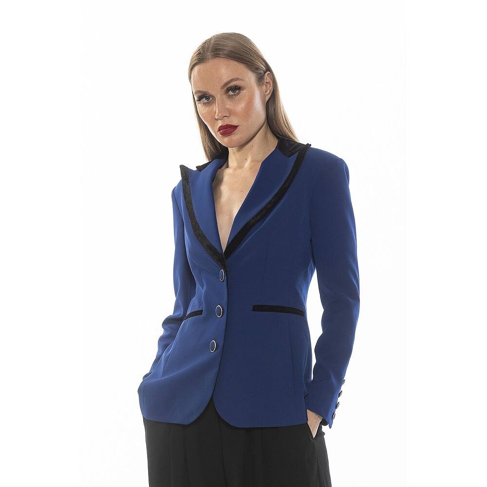 Женский пиджак ALEXIA ADMOR Reiss с длинными рукавами и контрастным воротником, цвет Electric Blue
Женский пиджак ALEXIA ADMOR Reiss с длинными рукавами и контрастным воротником, цвет Electric Blue