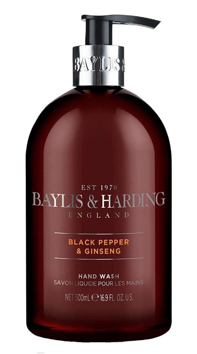 Жидкое мыло Baylis & Harding Mens Black Pepper & Ginseng, 500 мл
Жидкое мыло Baylis & Harding Mens Black Pepper & Ginseng, 500 мл