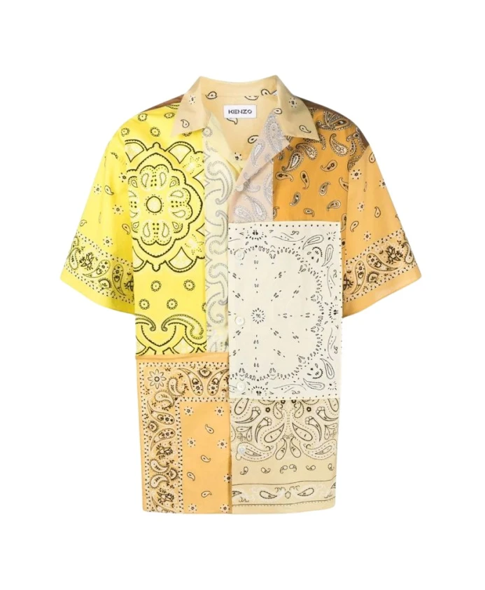 Рубашка с короткими рукавами и принтом в стиле пэчворк Kenzo, мультиколор
Рубашка с короткими рукавами и принтом в стиле пэчворк Kenzo, мультиколор