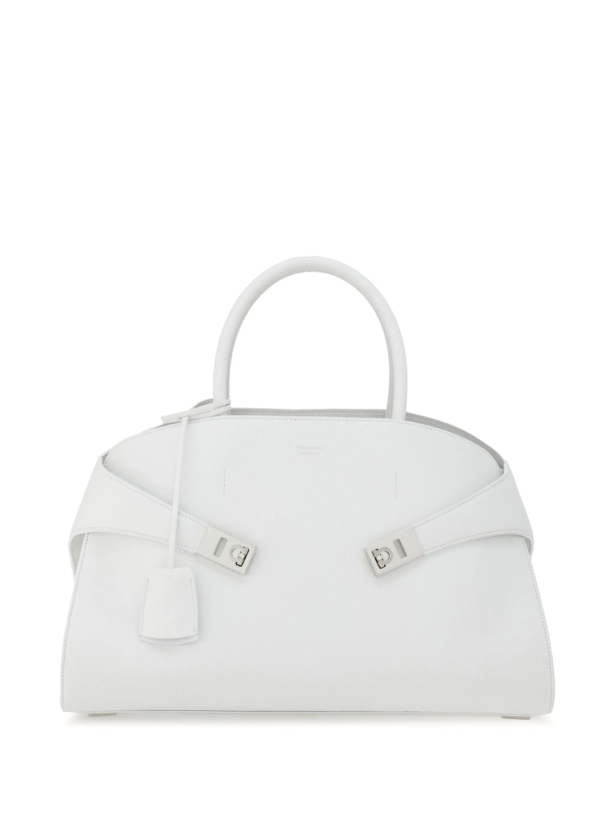 Сумка-тоут Hug среднего размера Ferragamo, белый
Сумка-тоут Hug среднего размера Ferragamo, белый
