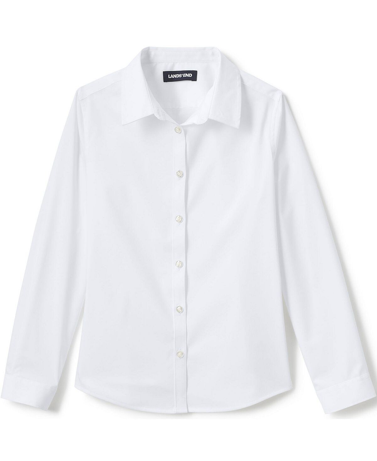 Эластичная рубашка с длинными рукавами и школьной формой для девочек без зазоров Lands' End
Эластичная рубашка с длинными рукавами и школьной формой для девочек без зазоров Lands' End