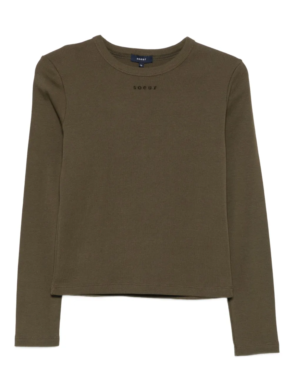 Футболка с вышитым логотипом Soeur, зеленый
Футболка с вышитым логотипом Soeur, зеленый