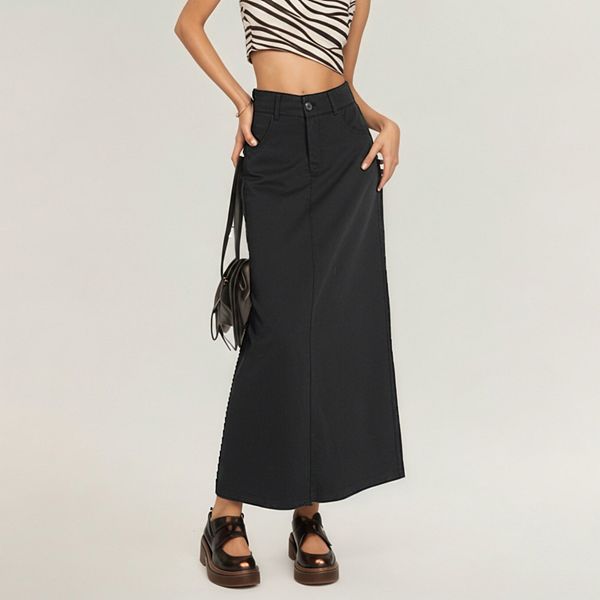 Женская юбка макси с высокой талией, поясными шлевками и аккуратными передними швами Anna-Kaci, Black
Женская юбка макси с высокой талией, поясными шлевками и аккуратными передними швами Anna-Kaci, Black