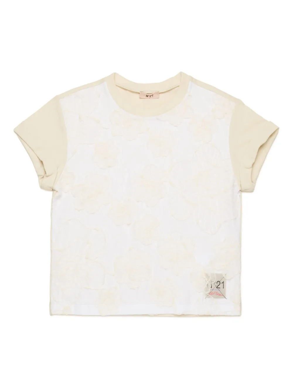 Кружевная футболка Nº21 Kids, белый
Кружевная футболка Nº21 Kids, белый