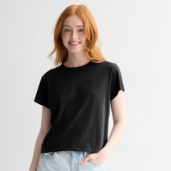 Идеальная футболка для подростков So, черный 
Идеальная футболка для подростков So, черный