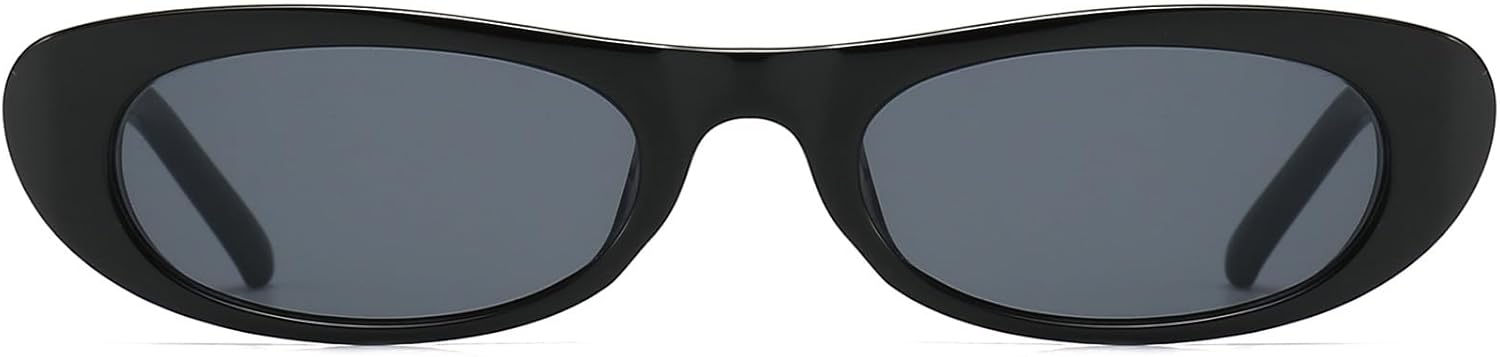 Удлинённые узкие солнцезащитные очки «кошачий глаз» для женщин, ретро-очки в стиле 90-х, овальные солнцезащитные очки, модные маленькие чёрные очки BRMHDY, A1 Black/Grey
Удлинённые узкие солнцезащитные очки «кошачий глаз» для женщин, ретро-очки в стиле 90-х, овальные солнцезащитные очки, модные маленькие чёрные очки BRMHDY, A1 Black/Grey