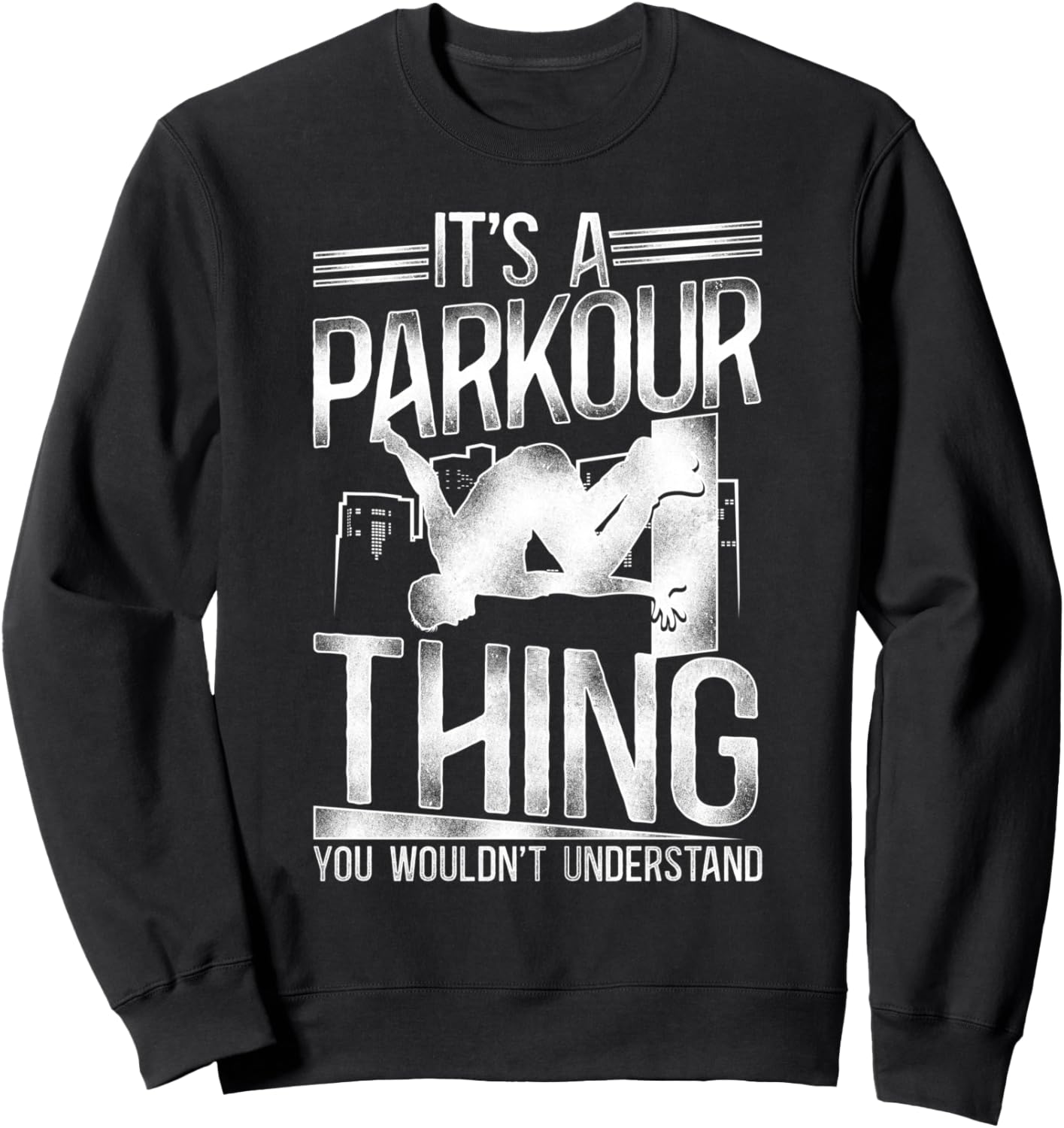 Паркур Фриран Трейсер Винтажная толстовка ItS A Parkour Thing Parkour Freerunning Free Runner Hd0, черный
Паркур Фриран Трейсер Винтажная толстовка ItS A Parkour Thing Parkour Freerunning Free Runner Hd0, черный