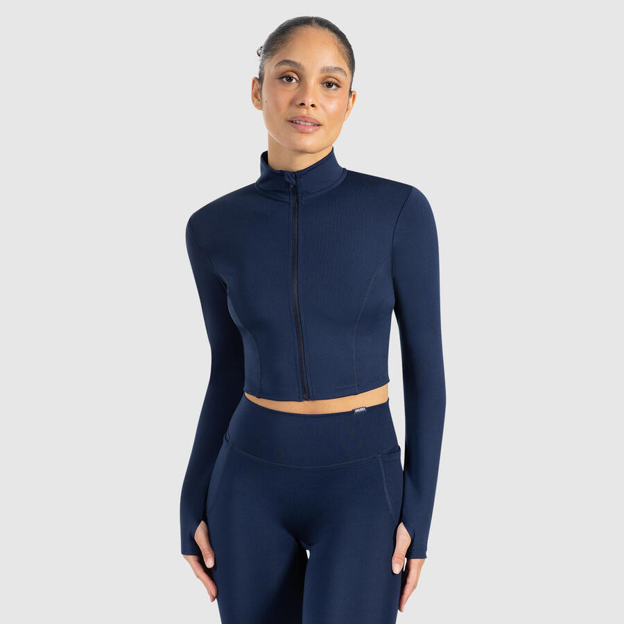 SMILODOX Женская укороченная куртка Nilai темно-синего цвета
SMILODOX Женская укороченная куртка Nilai темно-синего цвета