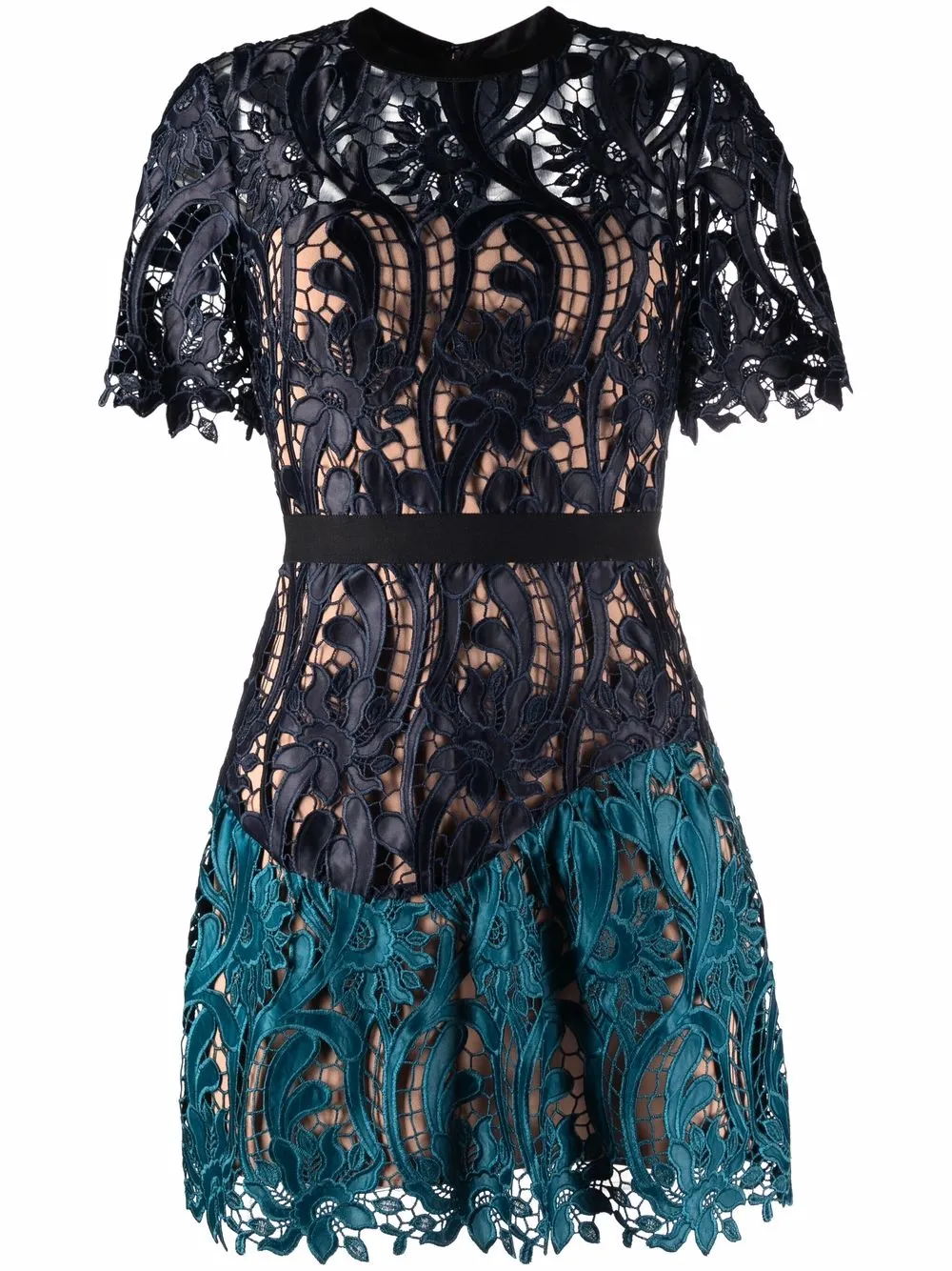 Гипюровое платье мини Self-Portrait, синий
Гипюровое платье мини Self-Portrait, синий