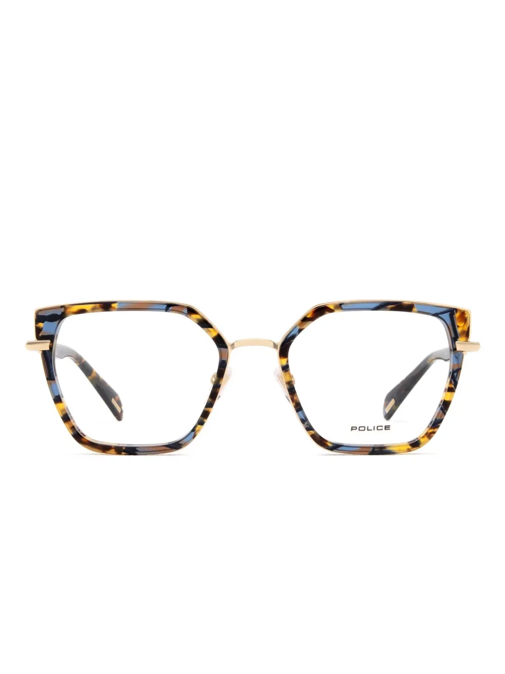 Очки в геометричной оправе Police, коричневый
Очки в геометричной оправе Police, коричневый