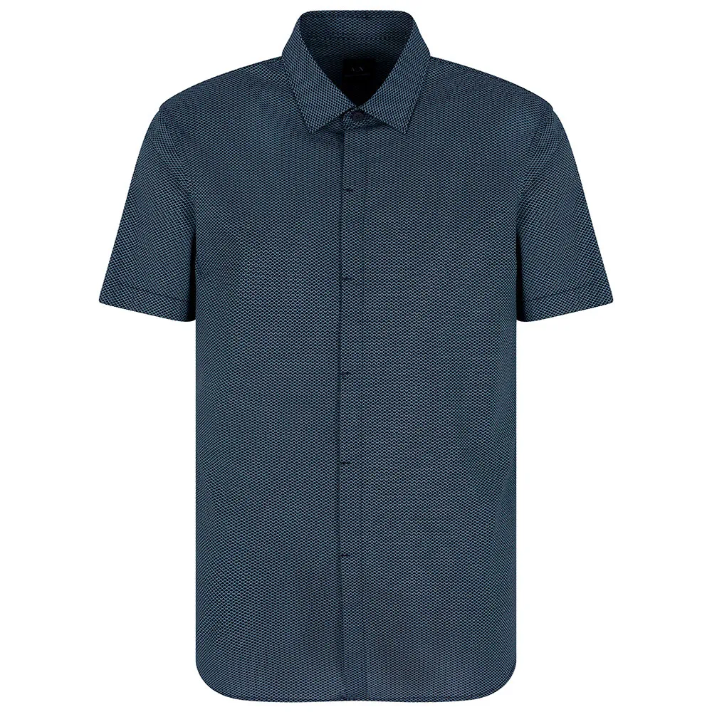 Рубашка с коротким рукавом Armani Exchange XM000624_AF13184, синий
Рубашка с коротким рукавом Armani Exchange XM000624_AF13184, синий