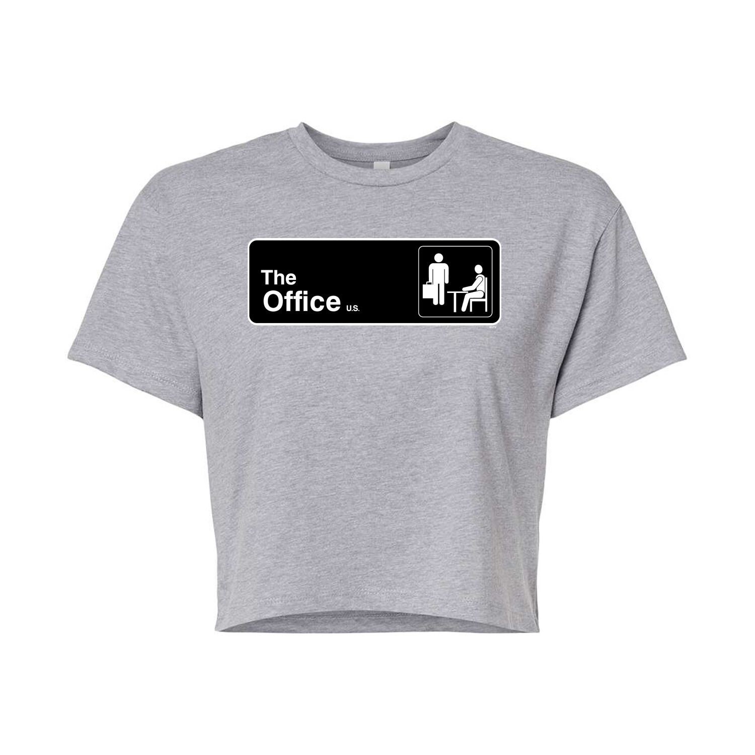 Укороченная футболка The Office Door Sign для подростков Licensed Character, серый
Укороченная футболка The Office Door Sign для подростков Licensed Character, серый