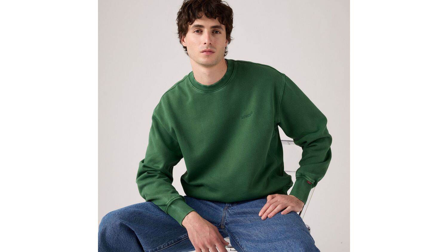 Аутентичная толстовка с круглым вырезом Levi's, Garment Dye Dark Green - Green
Аутентичная толстовка с круглым вырезом Levi's, Garment Dye Dark Green - Green