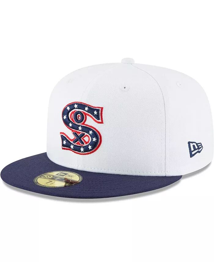 Мужская белая кепка Chicago White Sox Cooperstown Collection из шерсти 59FIFTY New Era
Мужская белая кепка Chicago White Sox Cooperstown Collection из шерсти 59FIFTY New Era