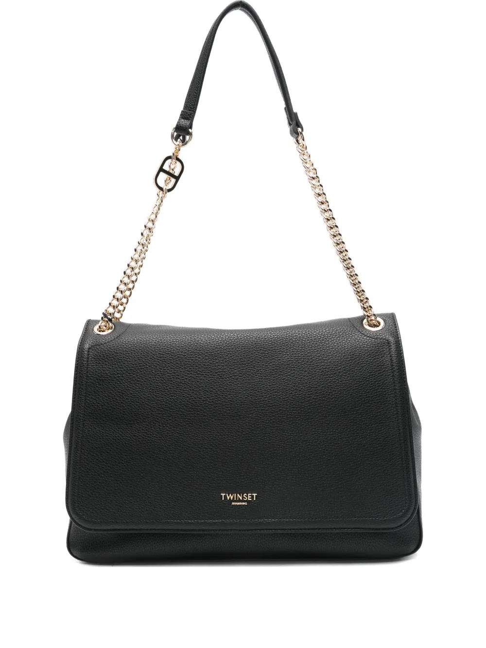 Кожаная сумка через плечо с цепочным ремешком TWINSET, черный
Кожаная сумка через плечо с цепочным ремешком TWINSET, черный