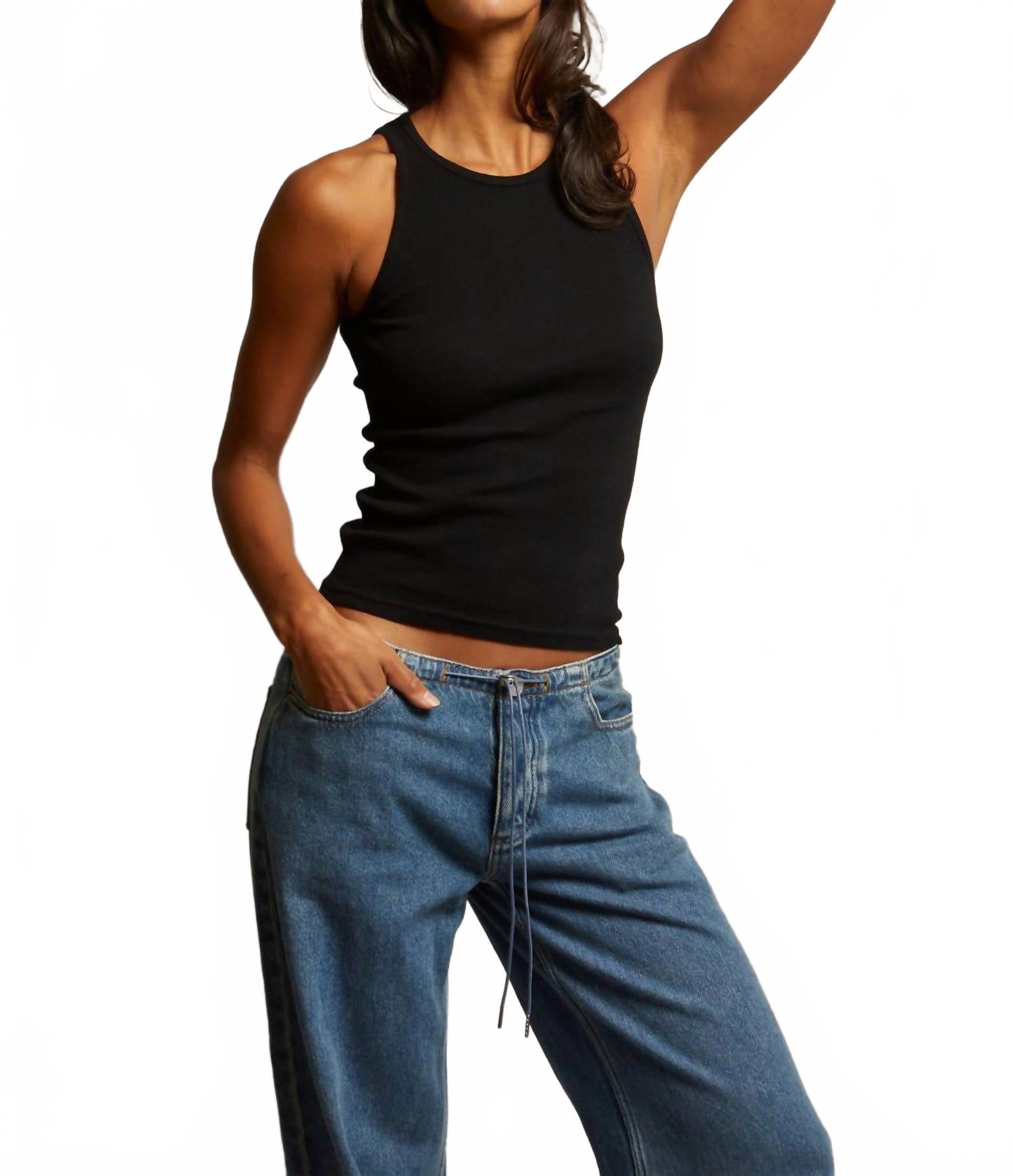 PERFECTWHITETEE Майка Kravitz Fine Fib, цвет «настоящий черный»
PERFECTWHITETEE Майка Kravitz Fine Fib, цвет «настоящий черный»