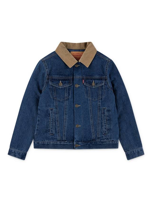 Детская куртка-тракер из джинсовой ткани с утеплителем Levi's, Bandwagon
Детская куртка-тракер из джинсовой ткани с утеплителем Levi's, Bandwagon