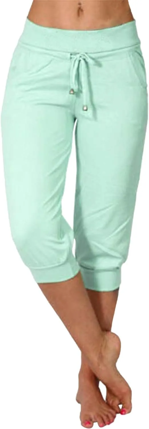 Женские укороченные спортивные штаны с резинкой LCMTWX
Женские укороченные спортивные штаны с резинкой LCMTWX