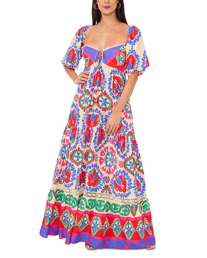 Печатное платье макси с ярусами VINCE CAMUTO, синий
Печатное платье макси с ярусами VINCE CAMUTO, синий