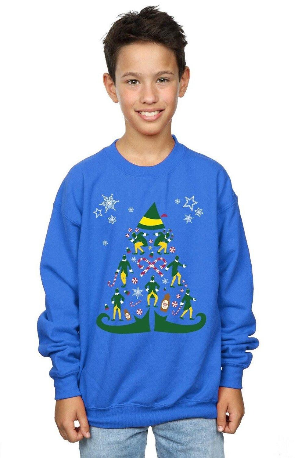 Толстовка с рождественской елкой Elf, синий
Толстовка с рождественской елкой Elf, синий