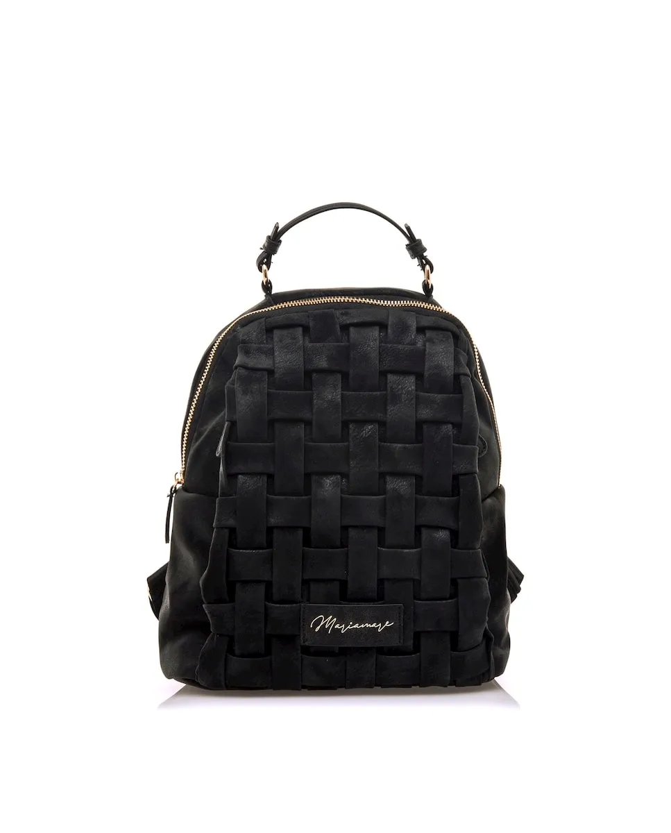 Женский рюкзак с плетеным передним элементом Mariamare, черный
Женский рюкзак с плетеным передним элементом Mariamare, черный