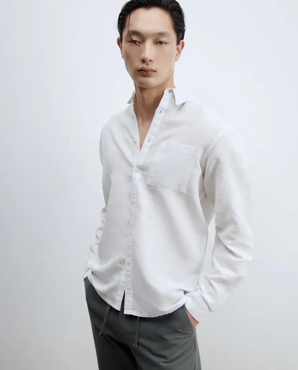 Льняная рубашка Sfera, белый
Льняная рубашка Sfera, белый