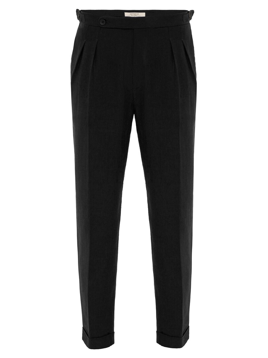 Зауженные брюки в складку спереди Antioch, черный
Зауженные брюки в складку спереди Antioch, черный