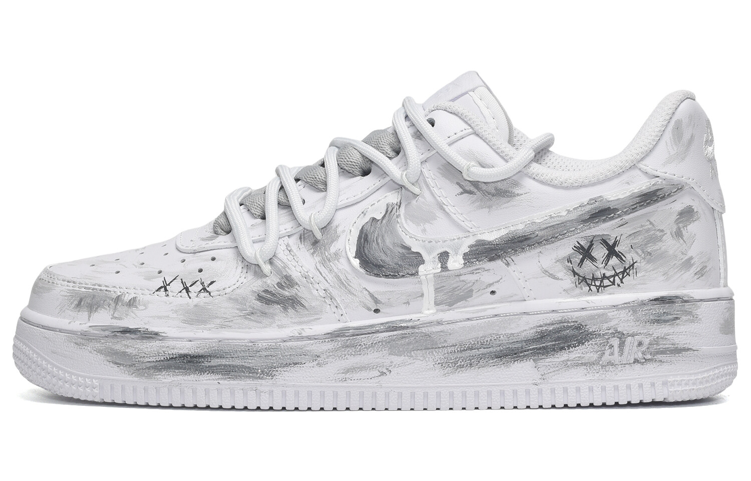 Кроссовки для скейтбординга Air Force 1 женские с низким верхом, белый/серый Nike
Кроссовки для скейтбординга Air Force 1 женские с низким верхом, белый/серый Nike