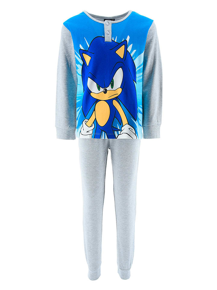 Пижама "Sonic modern" серо-голубого цвета
Пижама "Sonic modern" серо-голубого цвета