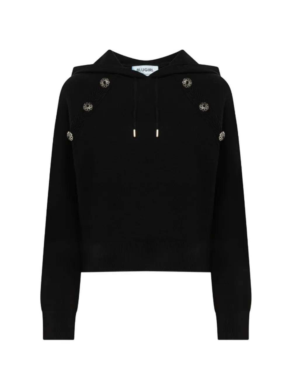 Худи с украшением Blugirl, черный
Худи с украшением Blugirl, черный