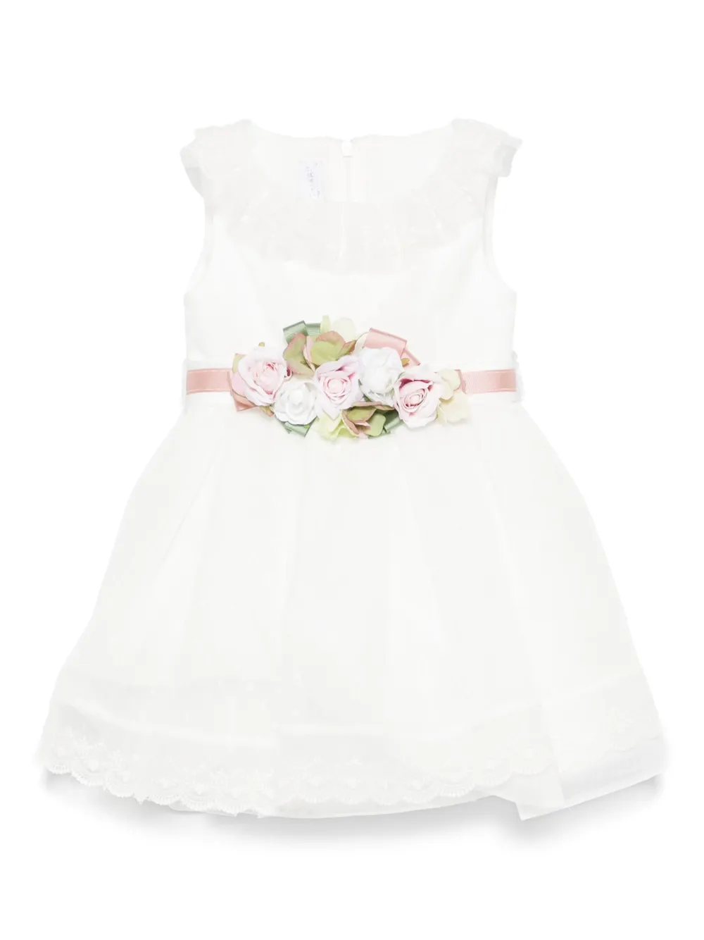 Платье с цветочной аппликацией Colorichiari, белый
Платье с цветочной аппликацией Colorichiari, белый