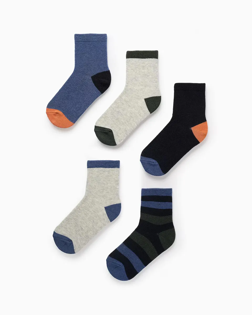 Упаковка из 5 пар коротких детских носков Zippy, мультиколор
Упаковка из 5 пар коротких детских носков Zippy, мультиколор