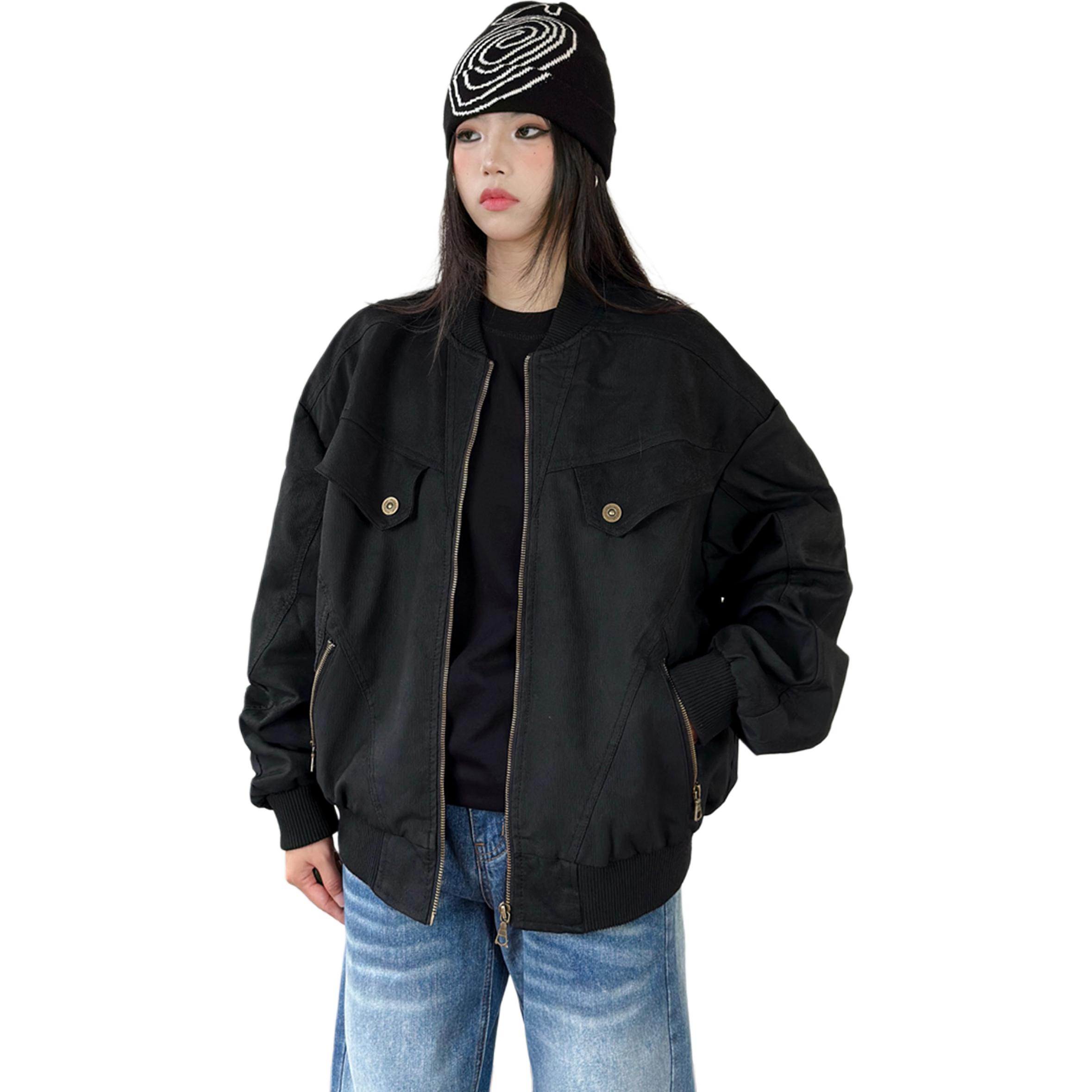 Куртка Unisex Baseball Collar Moderate ZIAREL, черный
Куртка Unisex Baseball Collar Moderate ZIAREL, черный