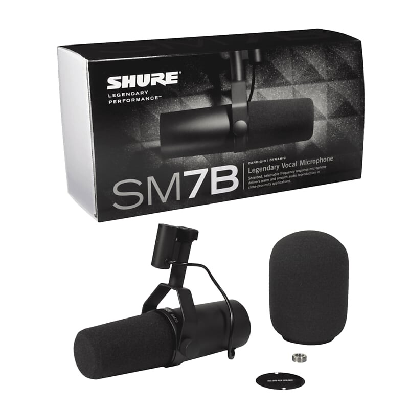 Динамический микрофон Shure SM7B Cardioid Dynamic Microphone
Динамический микрофон Shure SM7B Cardioid Dynamic Microphone