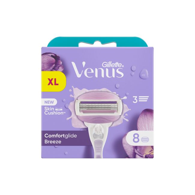 Бритвенные головки Venus Breeze (8 шт.) Gillette
Бритвенные головки Venus Breeze (8 шт.) Gillette