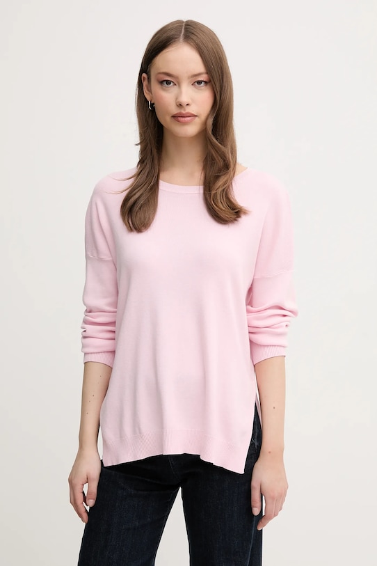 Хлопковый свитер United Colors Of Benetton, розовый
Хлопковый свитер United Colors Of Benetton, розовый