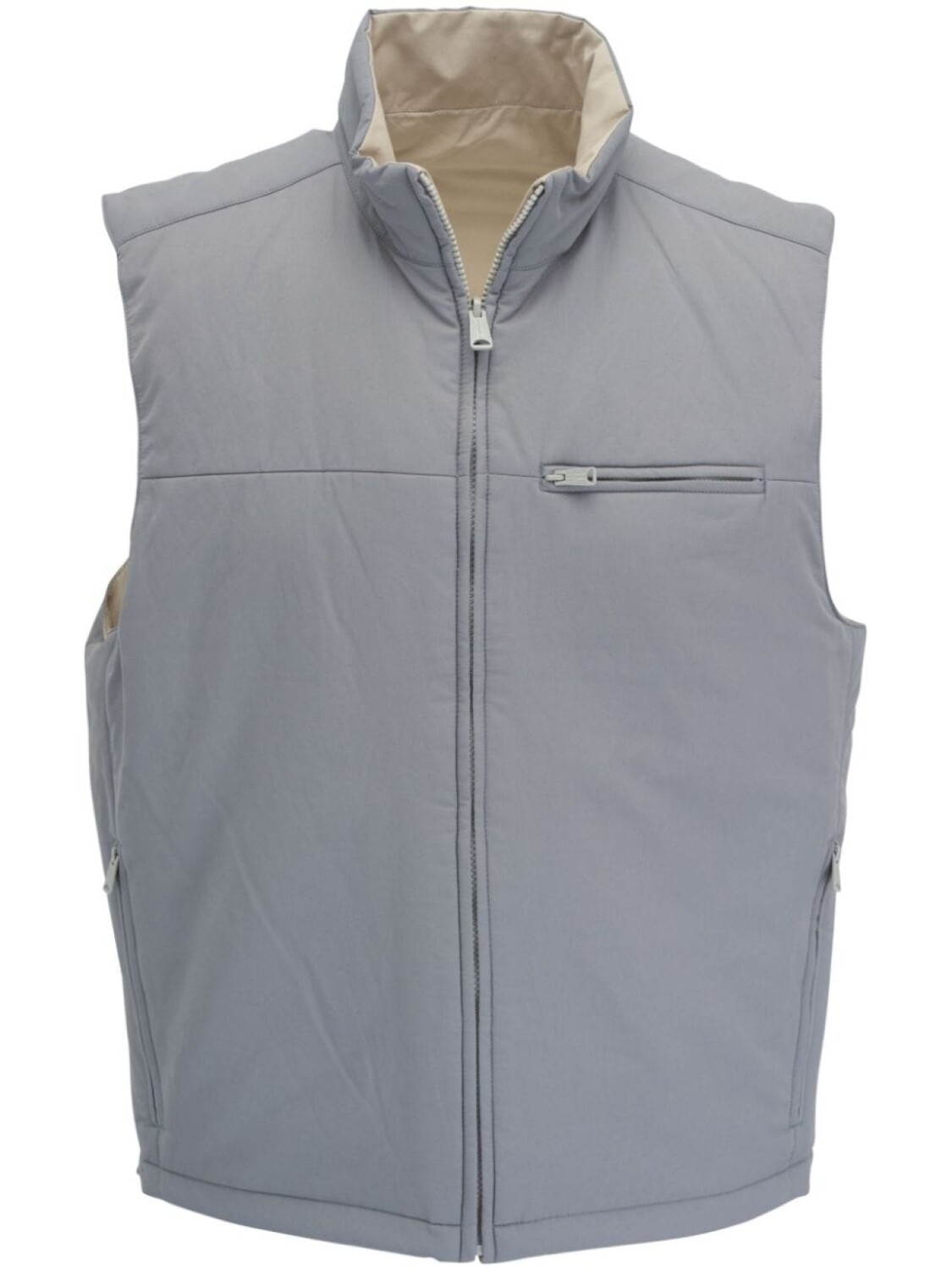 Vince жилет на молнии с высоким воротником, серый
Vince жилет на молнии с высоким воротником, серый