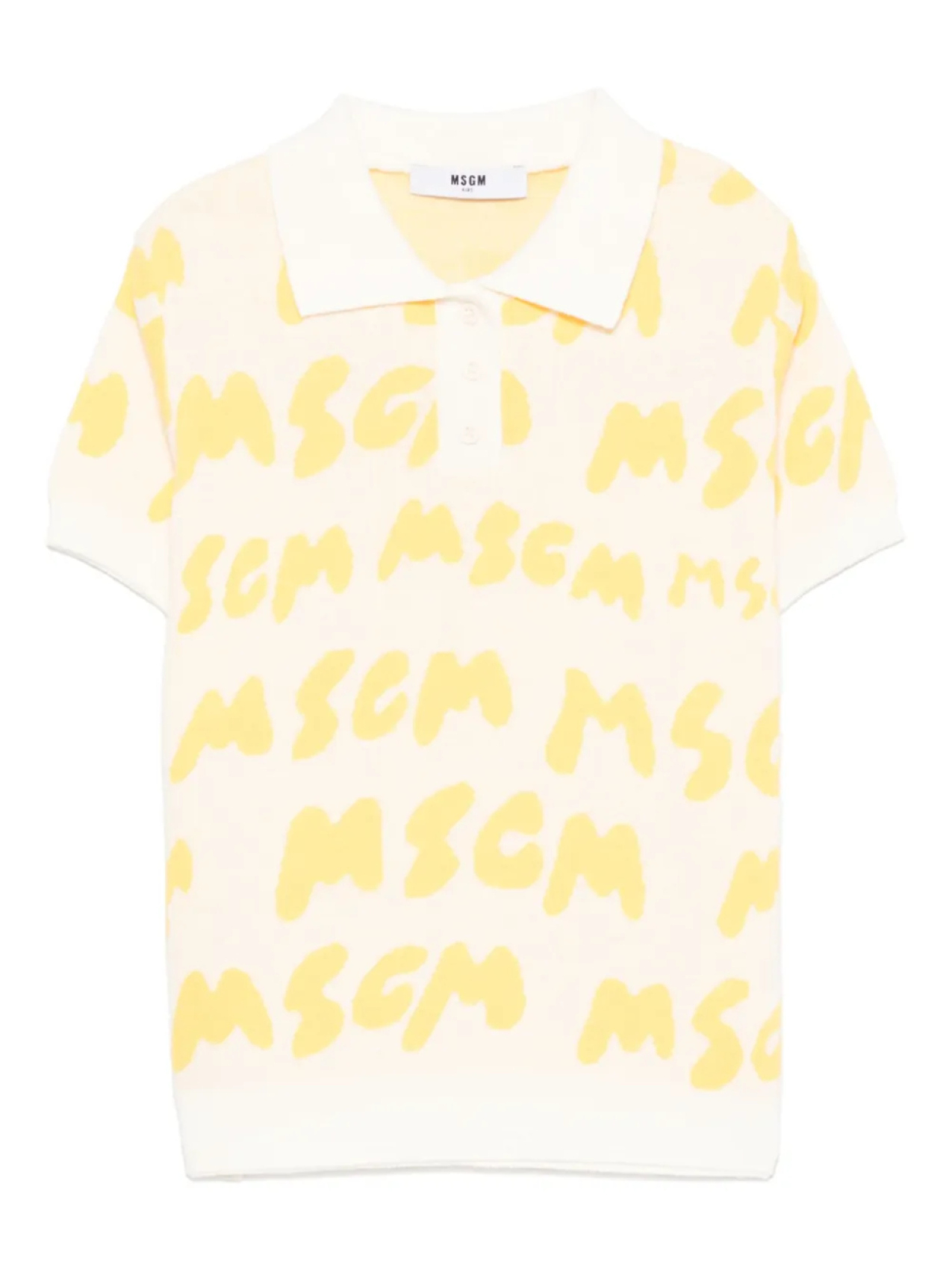 Футболка-поло с жаккардовым логотипом MSGM Kids, нейтральный
Футболка-поло с жаккардовым логотипом MSGM Kids, нейтральный