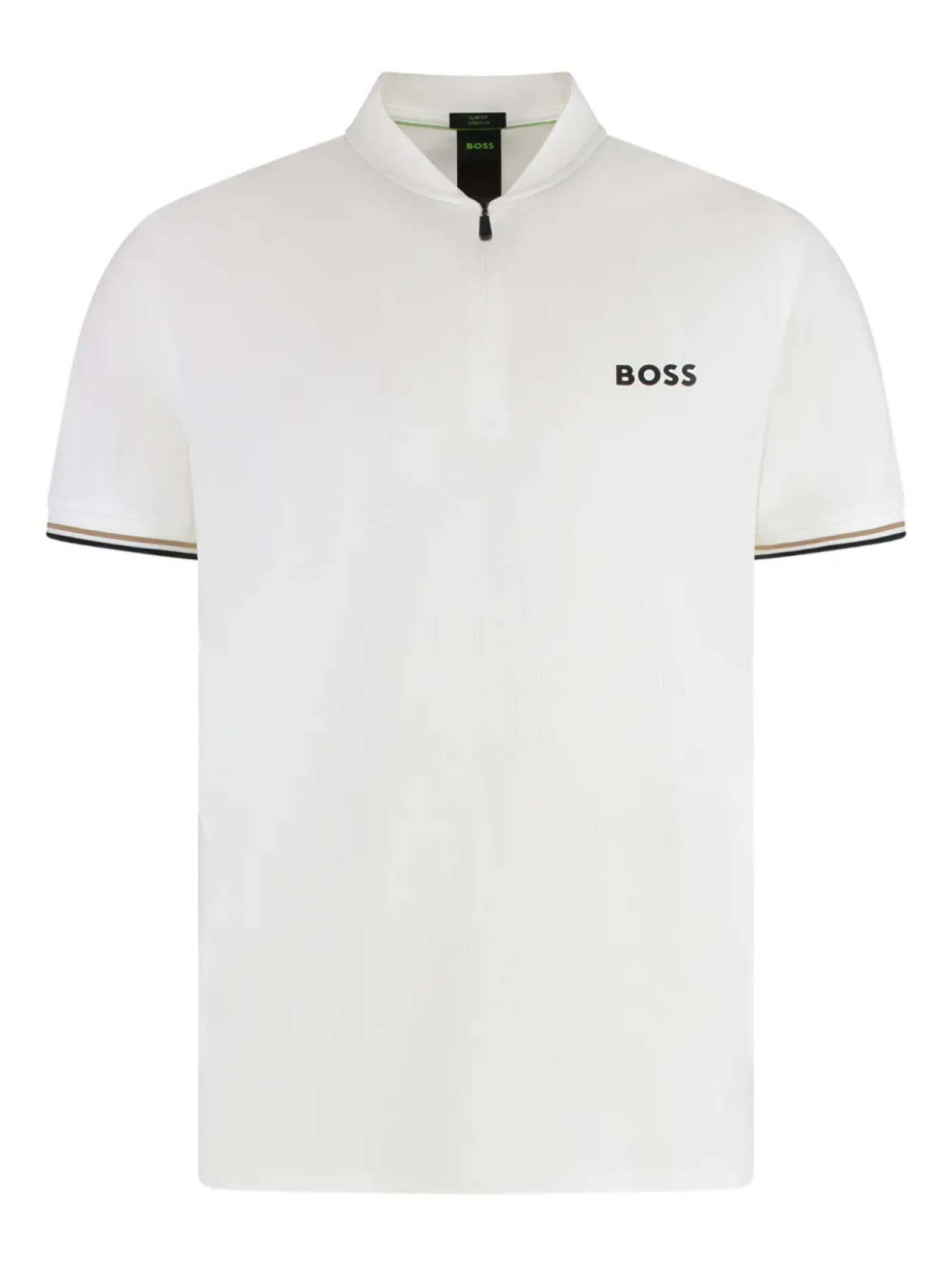 Рубашка-поло облегающего кроя BOSS, белый
Рубашка-поло облегающего кроя BOSS, белый