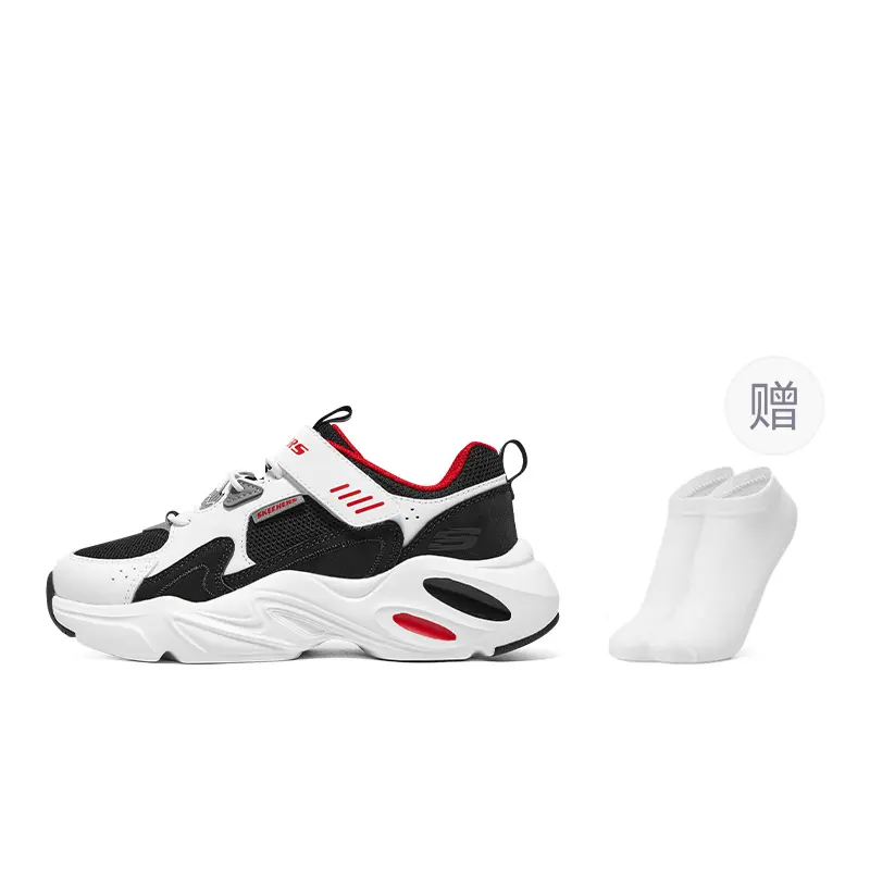 Skechers Низкие детские повседневные кроссовки белого, угольно-серого цвета
Skechers Низкие детские повседневные кроссовки белого, угольно-серого цвета