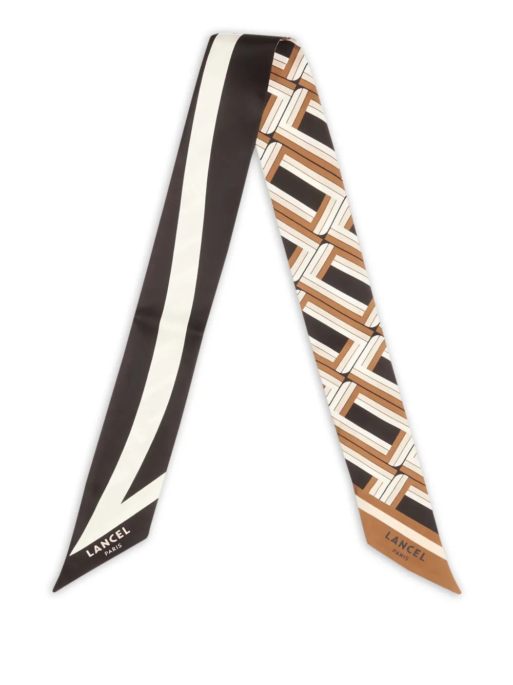 Шарф Biface с геометричным принтом Lancel, коричневый
Шарф Biface с геометричным принтом Lancel, коричневый