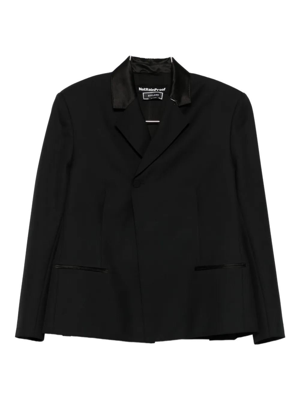 Шерстяной жакет с бархатным воротником STYLAND, черный
Шерстяной жакет с бархатным воротником STYLAND, черный