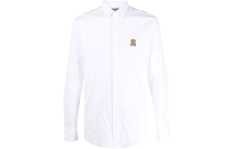 Moschino Мужская рубашка с белыми лацканами, средней длины
Moschino Мужская рубашка с белыми лацканами, средней длины