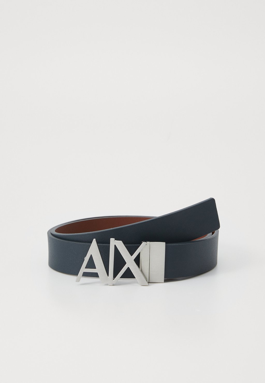 Пояс PLATE BELT UNISEX Armani Exchange, коричневый 
Пояс PLATE BELT UNISEX Armani Exchange, коричневый