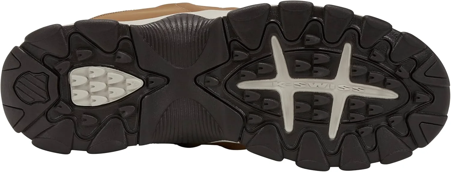 Мужские кроссовки K-Swiss ST329 CMF, широкие теннисные кроссовки для мужчин, прогулочная обувь с кожаным верхом, коричневый
Мужские кроссовки K-Swiss ST329 CMF, широкие теннисные кроссовки для мужчин, прогулочная обувь с кожаным верхом, коричневый