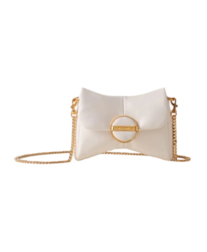 Маленькая сумка через плечо Coquette Borbonese, белый
Маленькая сумка через плечо Coquette Borbonese, белый