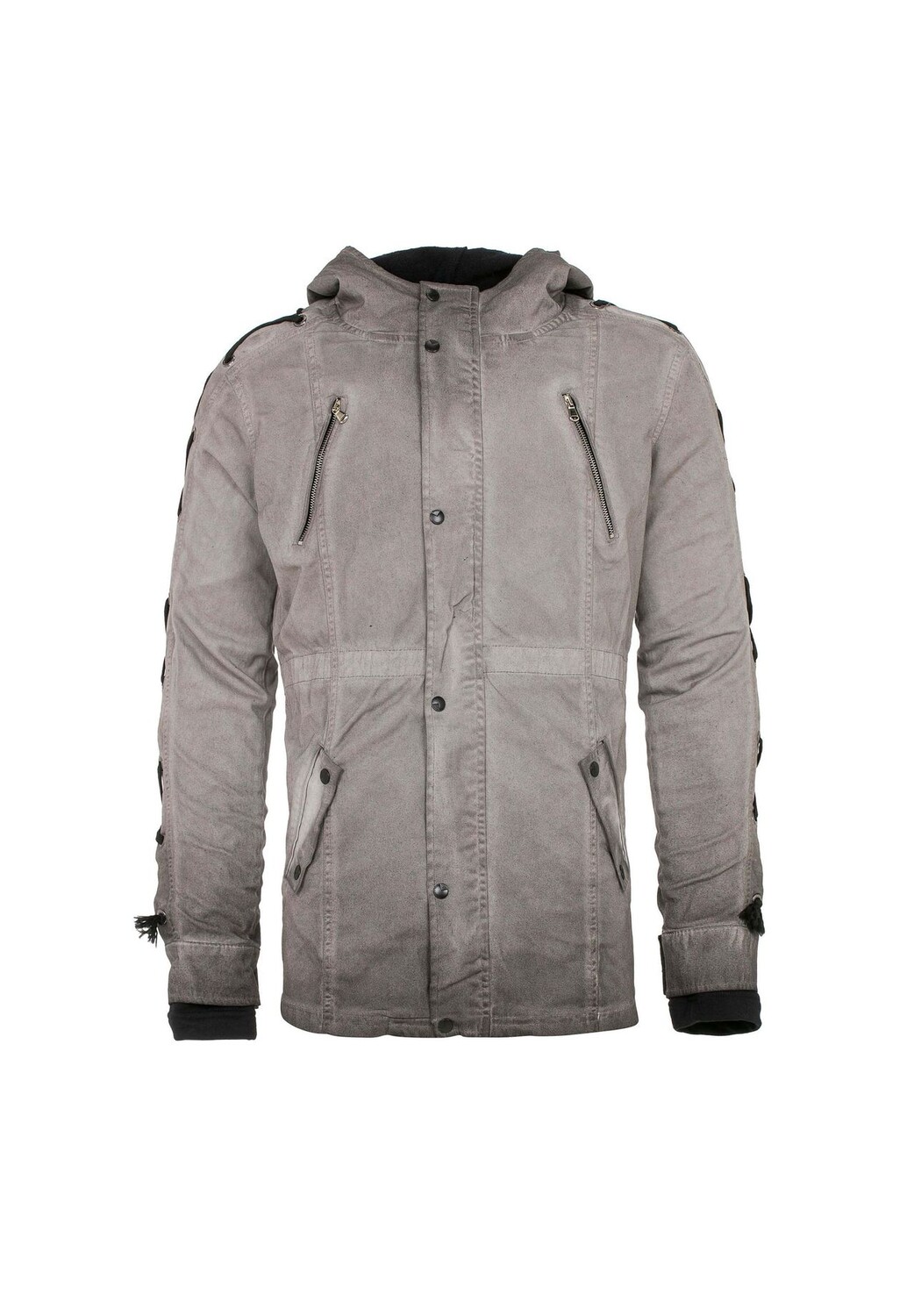 Повседневная куртка со шнуровкой на рукавах CIPO & BAXX, антрацит
Повседневная куртка со шнуровкой на рукавах CIPO & BAXX, антрацит