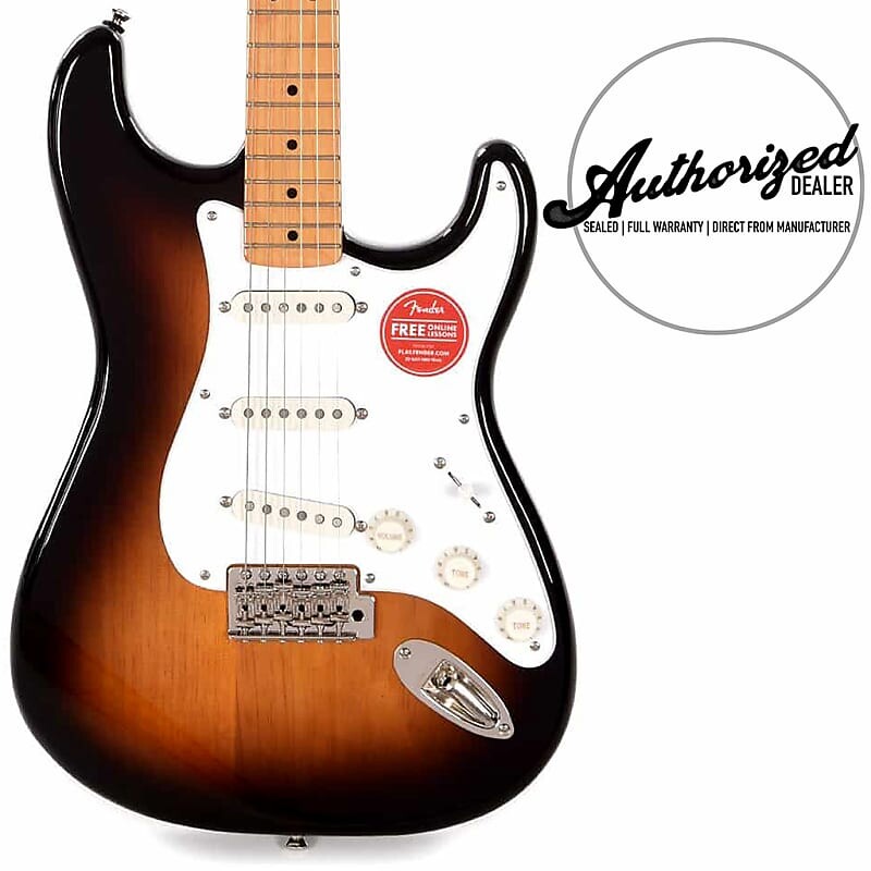 Электрогитара Fender Squier Classic Vibe 50's Stratocaster Electric Guitar | 2 Color Sunburst
Электрогитара Fender Squier Classic Vibe 50's Stratocaster Electric Guitar | 2 Color Sunburst