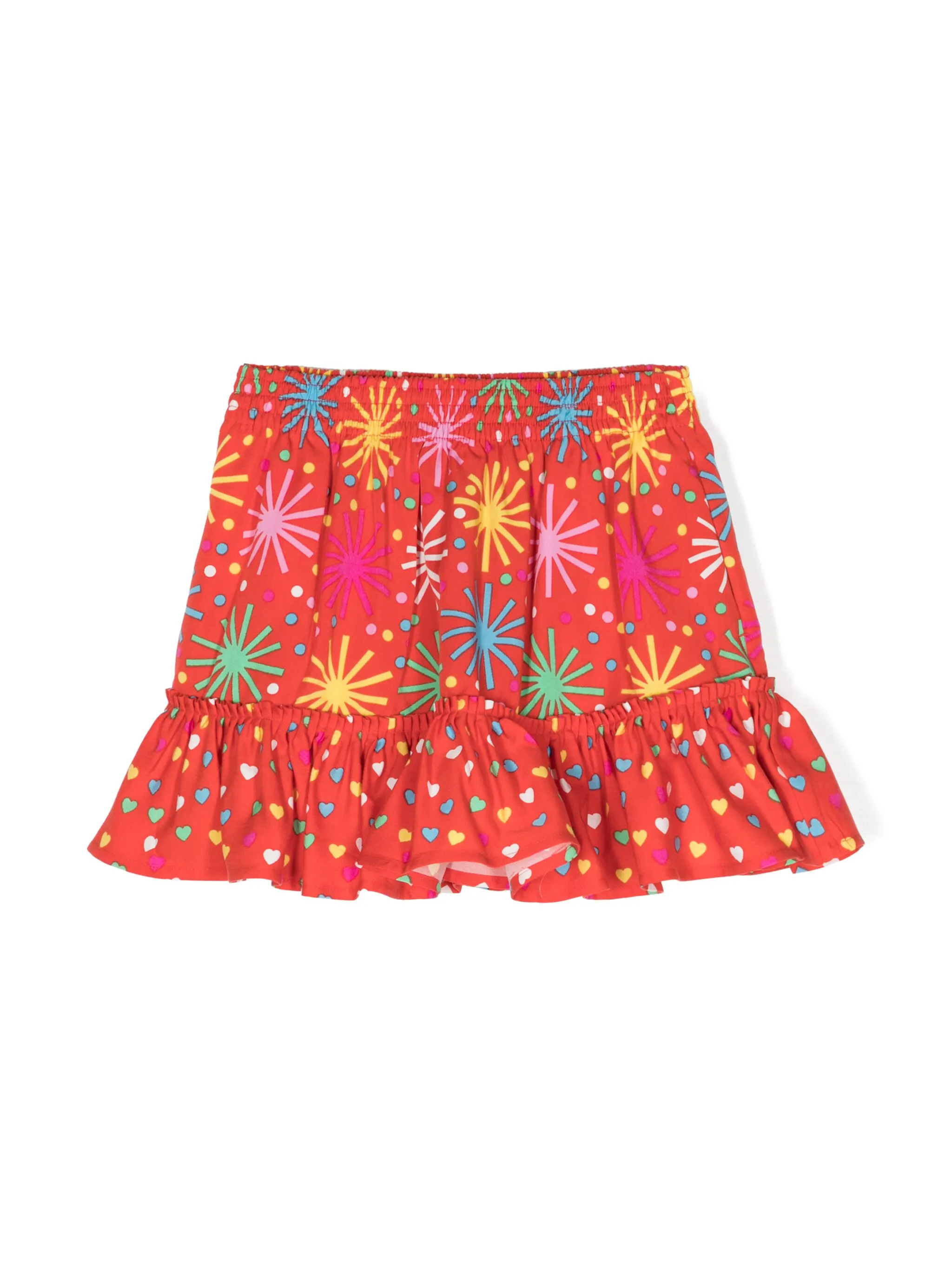 Юбка с оборками и графичным принтом Stella Mccartney Kids, красный
Юбка с оборками и графичным принтом Stella Mccartney Kids, красный