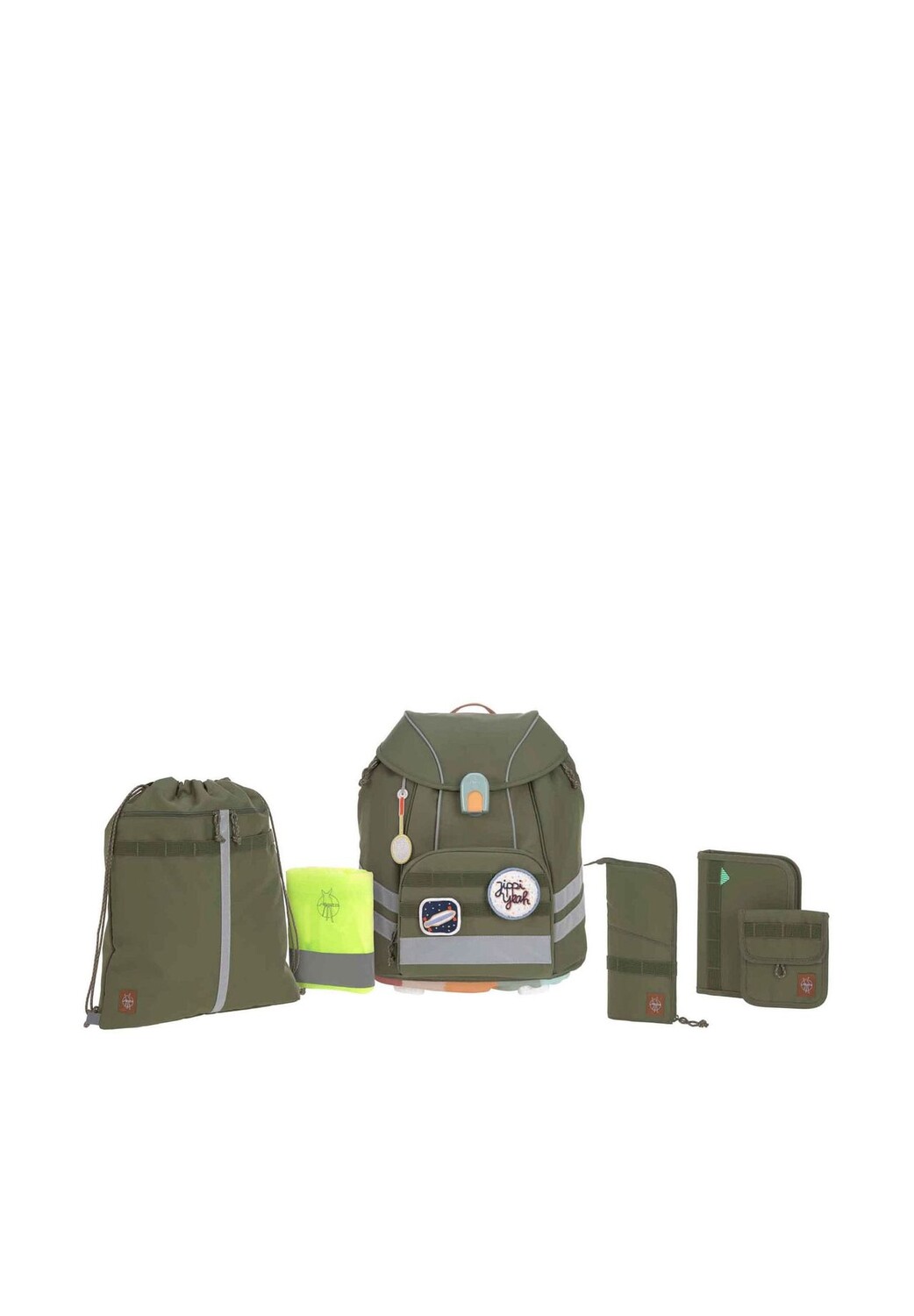 School Set Flexy Unique - школьная сумка 7 шт LÄSSIG, оливковый
School Set Flexy Unique - школьная сумка 7 шт LÄSSIG, оливковый